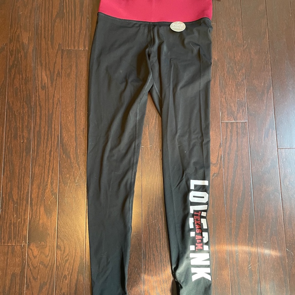 Pink Texas A&M Leggings